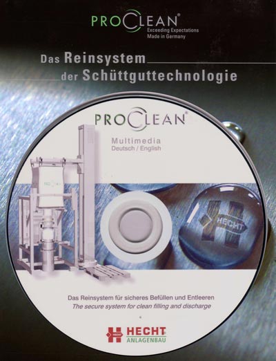 ProClean®  Das Reinsystem der Schüttguttechnik Multimedia CD-Rom von HECHT-Anlagenbau