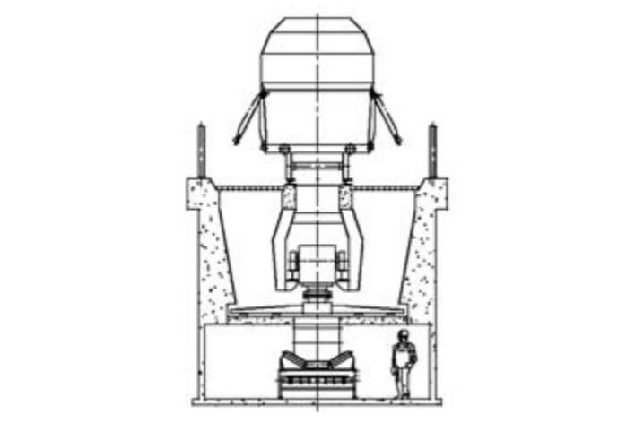 Abb. 3: Bunkerabzug mit BunkerEntleerungswagen