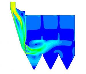 CFD gestützte Neuentwicklung und Optimierung von Filteranlagen Intensiv-Filter hat weitere Weichen als Technologieführer in der Entstaubung gesetzt.