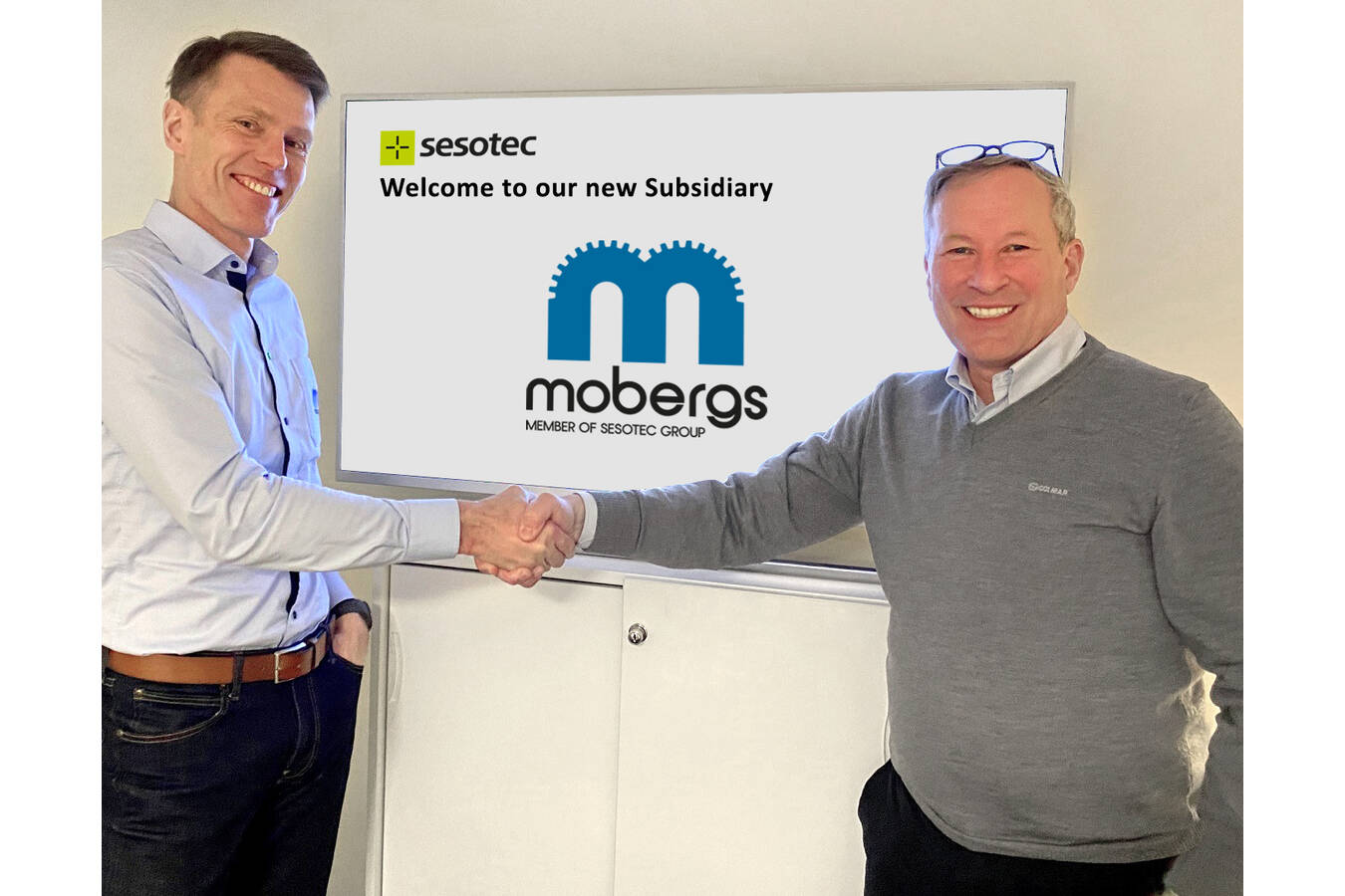 Mobergs Produktkontroll AB in Sweden becomes Member of Sesotec Group After more than 35 years of successful sales and service partnership, joint decision for organizational integration