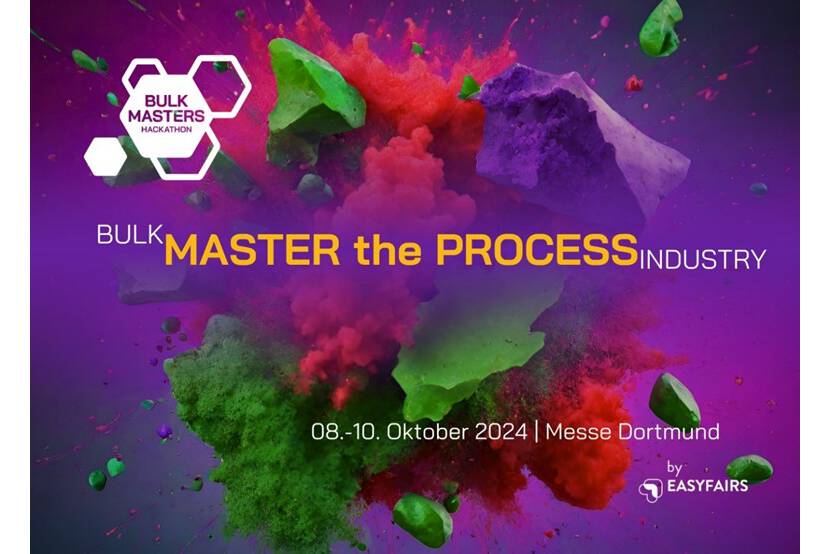 Process technology is looking for creative minds and innovative ideas Parallel to the Solids & Recycling-Technik trade fair in Dortmund on 9 and 10 October 2024, the organizer is hosting a hackathon for the process industry for the first time.