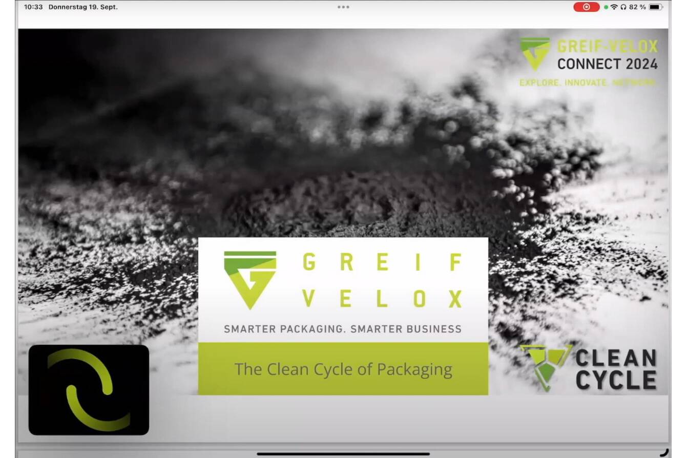 Webinar ”Clean Cycle of Packaging” mit Björn Voges GREIF-VELOX revolutioniert die Abfüllung von Carbon Black mit seiner neuen Lösung, dem CLEAN CYCLE of Packaging. Diese innovative Synergie zwischen dem Produkt, dem Verpackungssystem und dem Behälter setzt neue Maßstäbe.