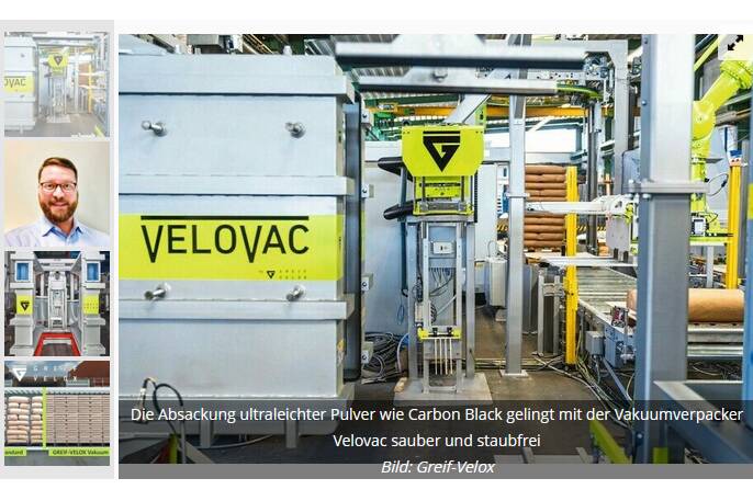Vakuum-Absack-Lösung für „Battery Grade Carbon Black“ bei Birla Carbon Saubere, sichere und skalierbare Handhabung von extrem feinem Pulverruß. Wenn Hightech-Materialien auf anspruchsvolle Verpackungstechnik treffen, ist Präzision gefragt. 