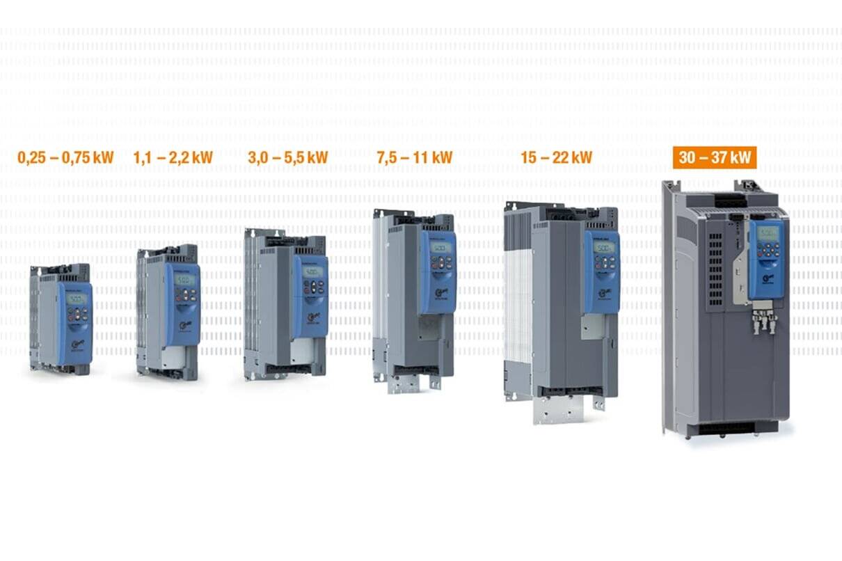 Antriebselektronik von NORD DRIVESYSTEMS Sie machten NORD DRIVESYSTEMS zum Systemanbieter: Seit den 1980er Jahren sind Frequenzumrichter fester Bestandteil des Baukastens des Spezialisten für Antriebslösungen aus Bargteheide.