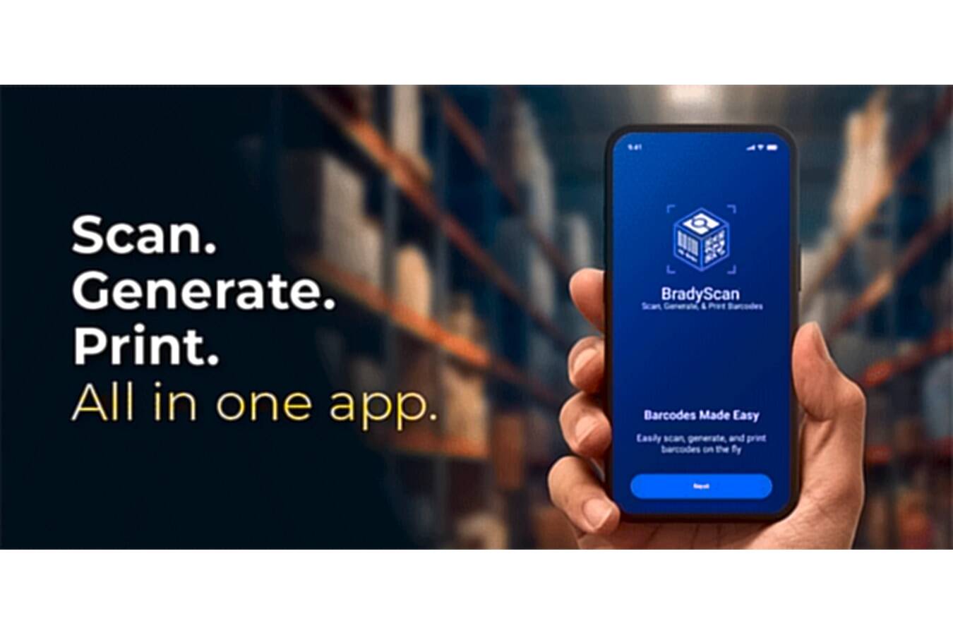 BradyScan: Optimales Lesen von Barcodes mit dem Smartphone; kostenlos ie kostenlose BradyScan-App bietet hervorragende Optionen für das Scannen von direkten Teilekennzeichnungen und die Backend-Integration, QR-Code-Sicherheitsprüfungen und Bild-zu-Text-OCR-Technologie.
