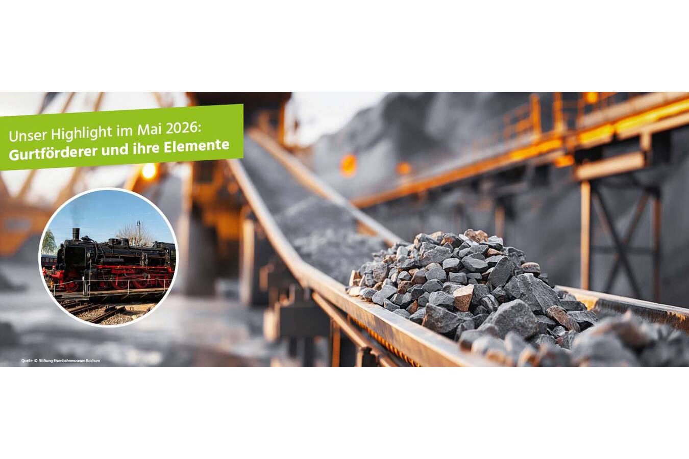 Zukunftssichere Schüttgutlogistik: 22. Gurtförderer-Tagung 2026 Treffen Sie Branchenführer diesen Mai in Essen, um die nächste Generation der Fördertechnik zu erkunden. Von KI-gestützter Wartung bis hin zum nachhaltigen Steinbruchbetrieb. Technischer Sicherheit und wirtschaftlicher Effizienz.