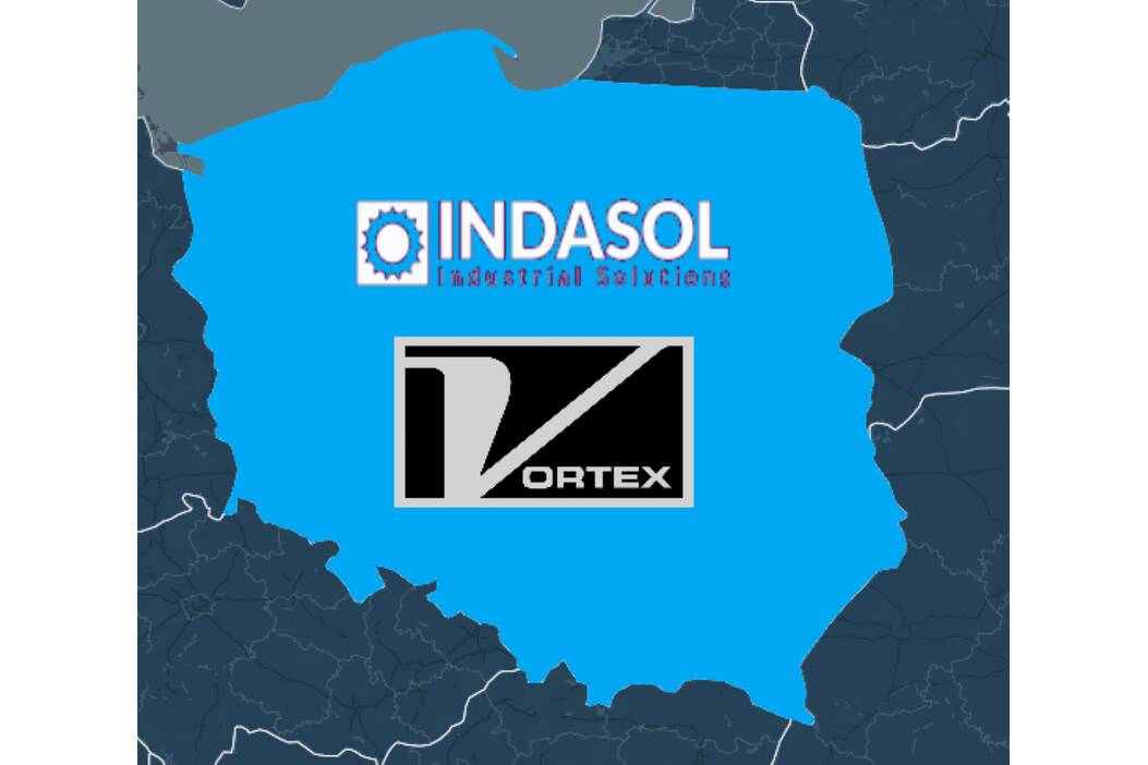 Vortex Global ernennt INDASOL zum polnischen Vertreter Vortex Global hat INDASOL Industrial Solutions aus Warschau zu seinem neuen polnischen Vertreter für Schieber, Weichen und maßgeschneiderte Lösungen ernannt.