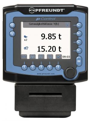 Pfreundt GmbH - mobile Wägesysteme auf der IFAT-Entsorga 2010 neue Radladerwaagen der pSerie