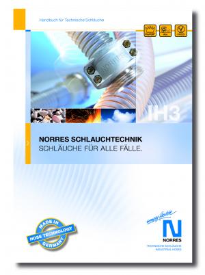 NORRES: Das neue "Handbuch für Technische Schläuche" is Der neue Katalog präsentiert in neuem Design die NORRES Produktpalette