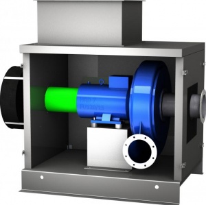 Isolationszelle für Kraftpakete  Elektror bietet Schalldämmhauben jetzt auch für die extrem hochdrehenden BOOSTED-Ventilatoren an