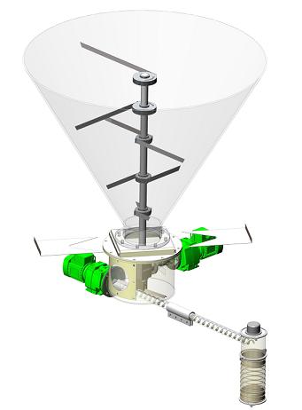 Mechanischer, volumetrischer Siloaustrag 