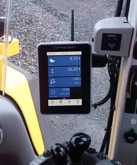 Radladerwaage WK60 - PFREUNDT Web Portal - Anlagensteuerung  PFREUNDT GmbH – Integrierte Wiegetechnik seit 1979