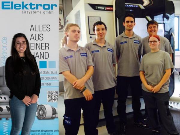 Ausbildungsstart 2015 bei der Elektror airsystems gmbh Elektror airsystems heißt neue Auszubildende in Ostfildern und Waghäusel herzlich willkomm