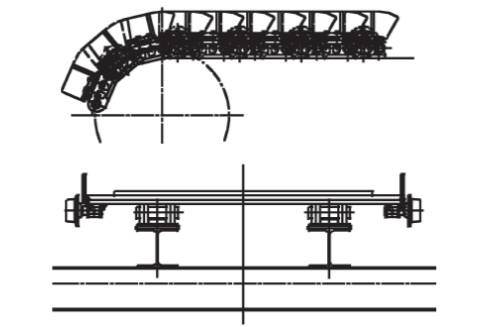 Abb.15  Typ BPB-S mit Laufrollen und Prallträger